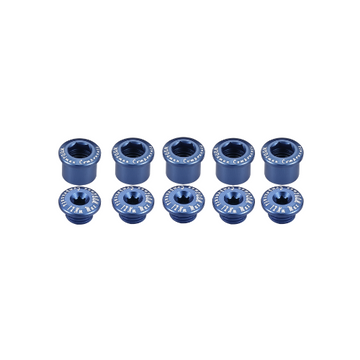 Woodman blue double chainring bolts.